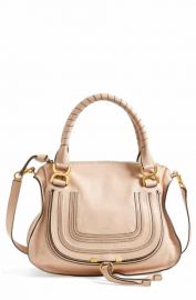 Chlo     x27 Medium Marcie  x27  Leather Satchel   Nordstrom at Nordstrom